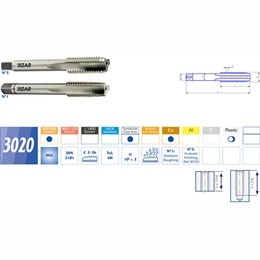 (w:300)Tarauds � main M18x1.5