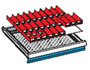9 Godets 3 parties pour H.front. 50mm