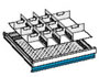 3 parois � fentes pour H. front. 50mm