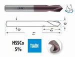 Foret  pointer  gauche HSS Cobalt 5% TIALN 90 Bluemaster