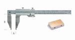 Pied à coulisse de précision vernier 800 mm – Becs 150 mm – 0,02 mm Metrica