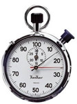 Chronomètre professionnel à cadran double 1/100 Min - 30 min Hanhart