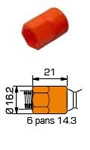 Manchon taraud 1/8 NPT vers rotule femelle