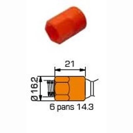 Manchon taraud 1/8 NPT vers rotule femelle