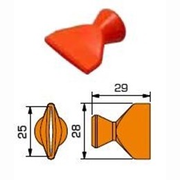 Buse plate 25 mm  jet concentr