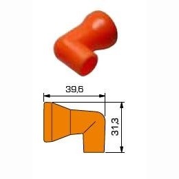 Buse d'querre 1 trou 12.7 mm