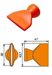 Buse plate 40 mm  jet concentr