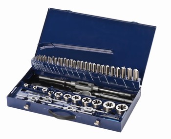 Coffret doutils de taraudage HSS M3-M24  borgnes et dbouhants  Acier 100 kg