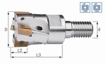 Fraise pour grande avance avec filetage  pour plaquette XCN 0703, XCN.09T3 Atorn