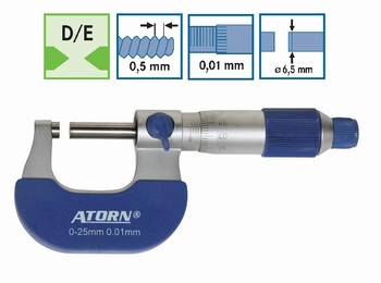 Micromtre d'extrieur vernier ATORN