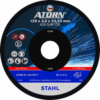 Disque  trononner pour acier-fonte  Epaisseur 3 mm