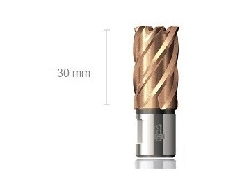 Fraise carrotage courte 30mm HSS revtue VarioPlus KBK