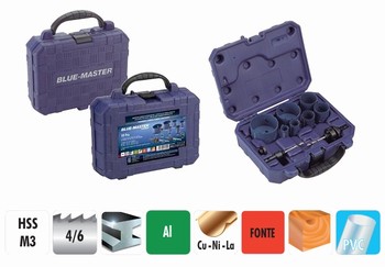 Coffret plombier 7 scies cloches bi-mtal HSS 19  68 mm