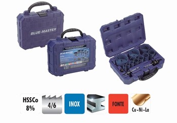 Coffret maintenance industrielle 10 scies cloches M42 HSSCo 8 % 20  76 mm
