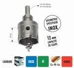 Scie trpan carbure coupe 12 mm  Spcial Inox Bluemaster