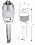 Mandrin de perage cne morse auto-serrant - haute prcision DC10 Bluemaster