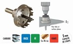 Scie trpan carbure pour tles et surfaces planes en Inox Bluemaster