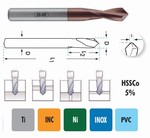 Foret  pointer HSS Cobalt 5% pour multi-matriaux Bluemaster