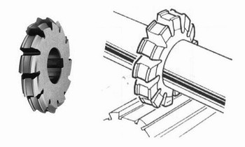 Fraise pour arbres cannelés - pour arbre de force de tracteur – 6 dents