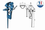 Etau  pied tournant 160 mm - Mors 125 mm  Model 116 DOLEX