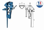 Etau  pied tournant 160 mm - Mors 150 mm  Model 117 DOLEX