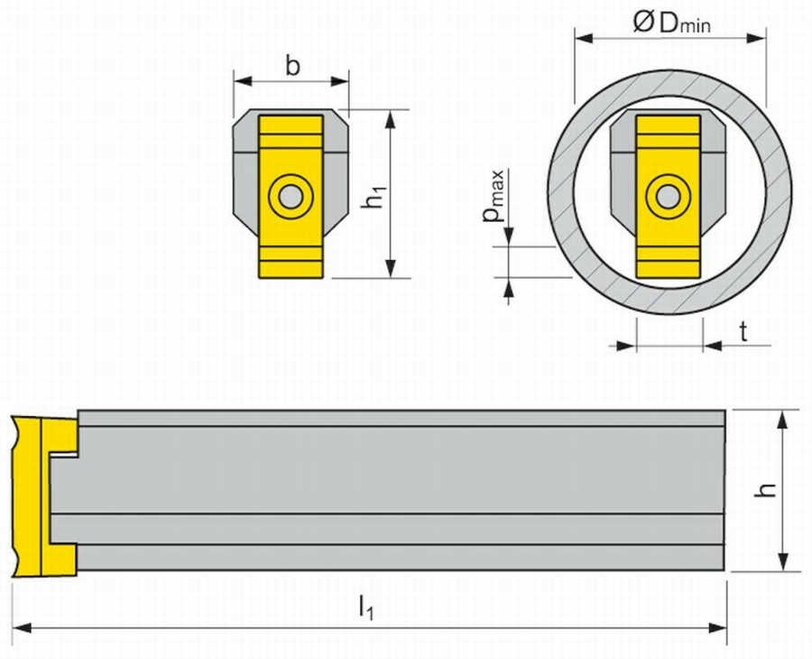 PORTE OUTILS DE MORTAISAGE A PLAQUETTES