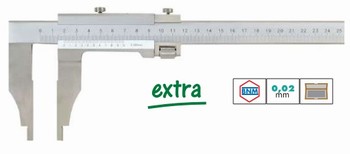 Pied  coulisse vernier becs simples avec rglage fin  Qualit Extra