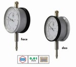 Comparateur mcanique  double cadran 0,01 mm Feku