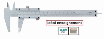 Pied  coulisse vernier becs croiss