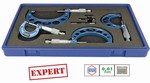 Coffret 4 micromtres dextrieurs mcaniques 0-100 mm 0,01 mm  Qualit Expert Feku