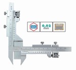 Pied  coulisse vernier pour dents dengrenage Feku