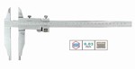 Pied  coulisse vernier becs  pointe avec rglage fin Feku