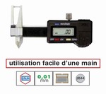 Pied  coulisse digital de prcision 0-25 mm 0,01 mm Feku