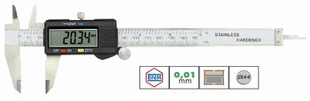 Pied  coulisse digital grand afficheur becs croiss 0,01 mm