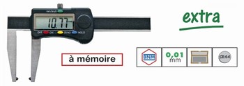 Pied  coulisse pour disque de freins 0,01 mm  Qualit Extra
