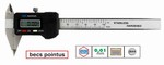 Pied  coulisse digital becs  pointes 0,01 mm Feku