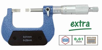 Micromtre dextrieur mcanique pour rainures et gorges 0,01 mm