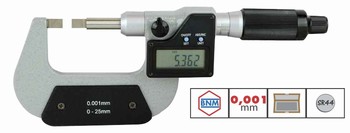 Micromtre dextrieur digital touches couteau 0,001 mm