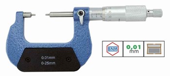 Micromtre dextrieur mcanique pour arbre cannels 0,01 mm