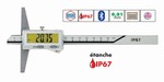 Jauge de profondeur digitale IP67 Feku