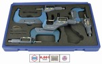 Coffret de 4 micromtres dextrieurs digitaux 0-100 mm 0,001 mm Feku