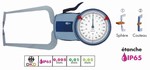 Palpeur mcanique IP65 0,005 mm avec certificat dtalonnage Feku
