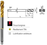 Taraud hlicodale HSSE revtement TiN Norme usine - 6HX