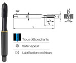 Taraud GUN HSSE trait vapeur DIN371-6G