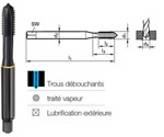 Taraud GUN HSSE trait vapeur DIN371-6H