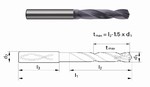 Foret pour Inox 3xD  canaux de lubrification - Queue cylindrique GUHRING