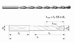 Foret carbure srie longue 15xD  canaux de lubrification - Queue cylindrique GUHRING