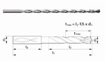 Foret carbure srie longue 20xD  canaux de lubrification - Queue cylindrique GUHRING