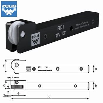 Porte-outils de moletage srie RD1 modle 131