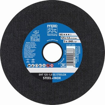 Disque à tronçonner SG-STEELOX pour acier inox - extra fin